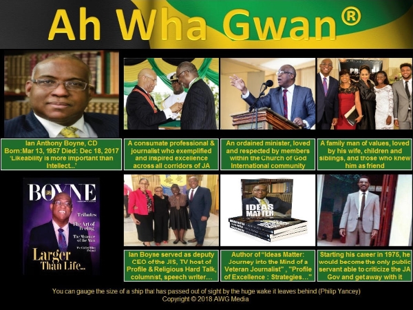 Discover Ah Wha Gwan® - Ian Boyne Tribute